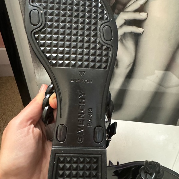 Givenchy jelly chain link sandals 37 or 7 - Picture 5 of 8